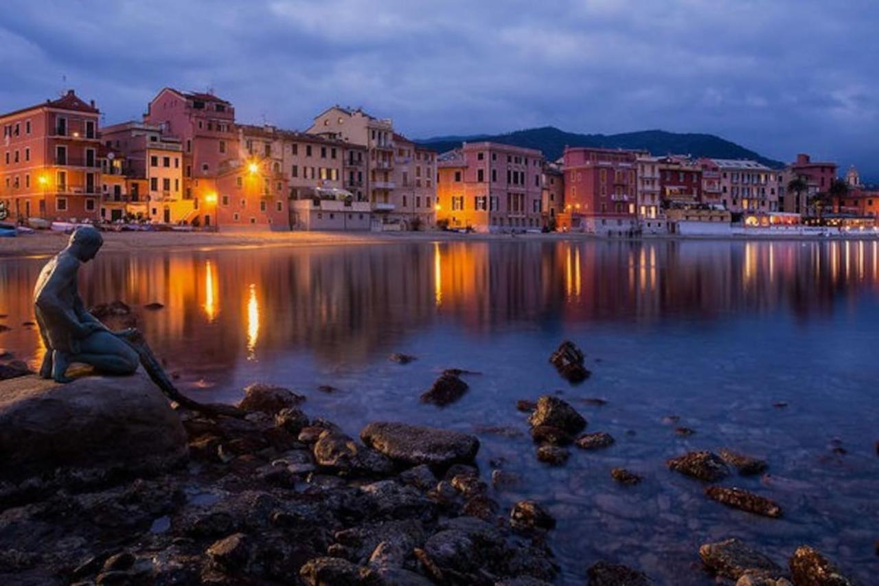 Appartamento Taggiasca A Riva Trigoso Sestri Levante Luaran gambar